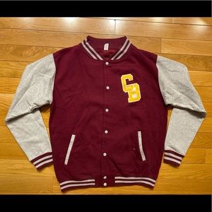 Gossip Girl knock off varsity bomber jacket